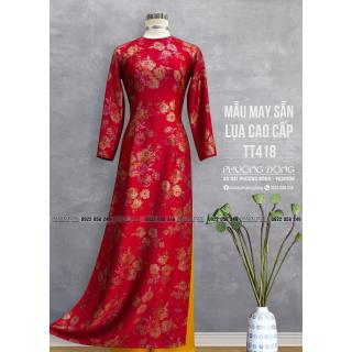 Áo Dài Truyền Thống Lụa Cao Cấp TT418